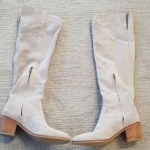 Sbicca taupe [above the knee] saude boots